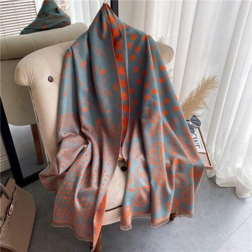 Brand Designer Cashmere Scarf High Quality Foulard Bandana Long Lrage Shawls Wrpas Winter Blanket Pashmina Bandana 2021 New