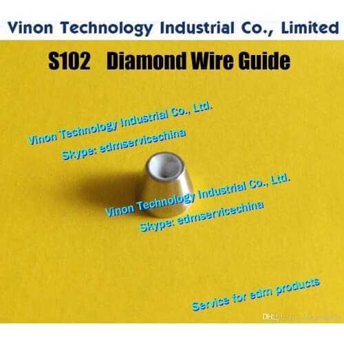 D=0.12mm Diamond Dies Guide S102 3080238 edm Upper Dies B for AWT 0.12mm 0200136 for AQ,A,EPOC series wire-cut edm machine