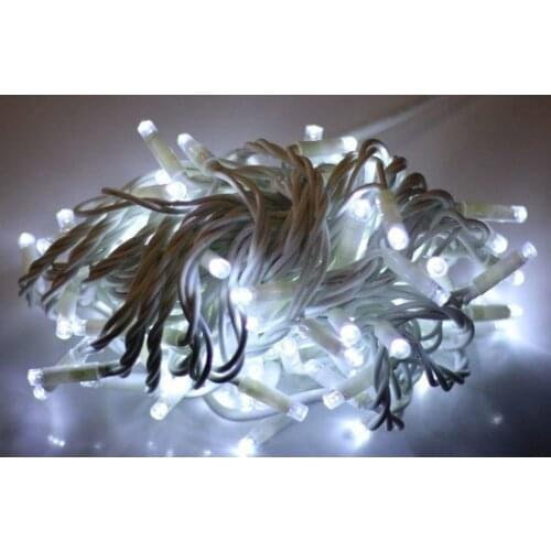 Foblight İp Led A Flashing white 100 leds 10 Mt Can Be added christmas decorations рождественские украшения
