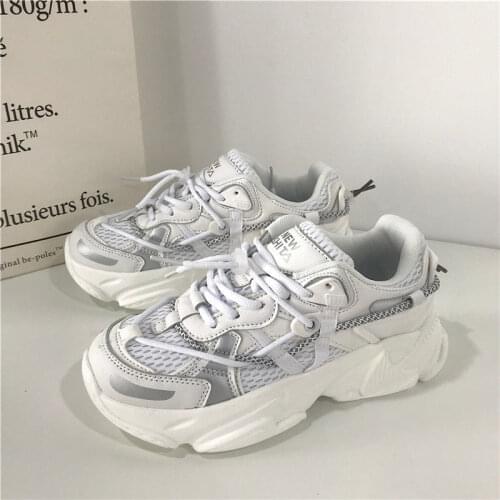 Plus Size 41 42 43 Womens Sneakers Women Sport Shoes Unisex Trainers Stylish Chunky Sneaker Women Mens Fashion Casual Shoes