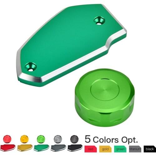 Front Rear Brake Reservoir Cover Cap for Kawasaki Ninja 400 400R 2011-2018 Z650 2017 2018 VERSYS 1000 VERSYS1000 2015-2018
