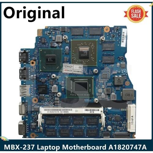 LSC For Sony MBX-237 Laptop Motherboard With SR041 I7-2620M CPU A1820747A 216-0810005 100% Working
