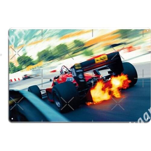 F1 '85 Monaco Stefan Johansson Metal Signs Club Home Party Design Wall Decor Tin sign Posters