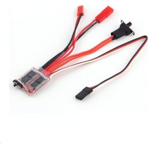Mini 10A 20A 30A ESC Motor Speed RC ESC 2KHz Forward Reverse Brush Brake RC 2S for Controller Boat Car Prototank Top Regulator
