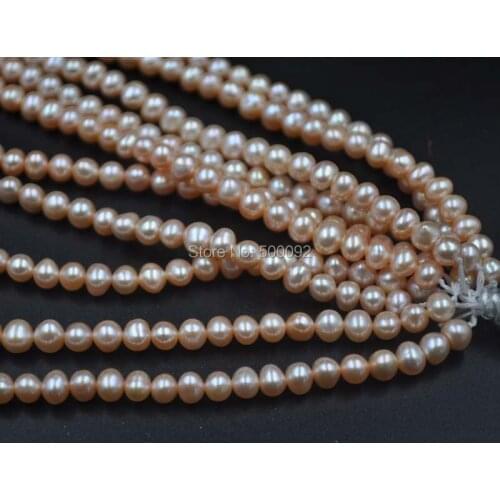 Wholesale 10 strands 6-7mm pink freshwater pearl jewelry