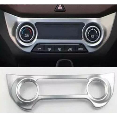 Center Console Panel Stickers Sequin Frame Interior Decoration For Hyundai Creta IX25 2016 Auto Accessories Car-styling