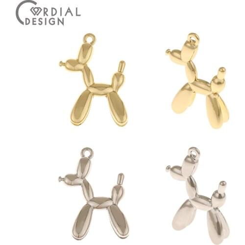 Cordial Design 100Pcs 17*23MM Jewelry Accessories/DIY/Earrings Pendants/Hand Made/Animal Shape/Jewelry Findings & Components