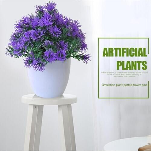 SOLEDI Tarzon Beautiful Artificial Plant Home Decor Desktop Livingroom Fashion Simulation Flower Wedding Gift Plastic Balcony