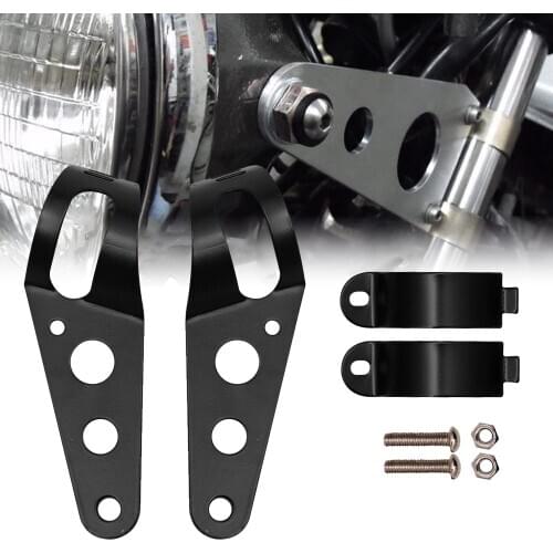 Motorcycle Motorbike 34mm-50mm Fork Tubes Headlight Mount Bracket For Harley BMW Honda Suzuki Kawasaki