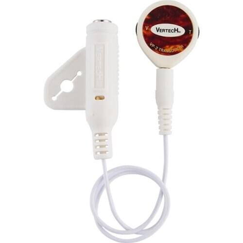 VERTECHnk VP-2 Self-Adhesive Guitar Pickup Transducer with Volume Tone Controls 6.35mm End Pin Jack for Acoustic Guitar