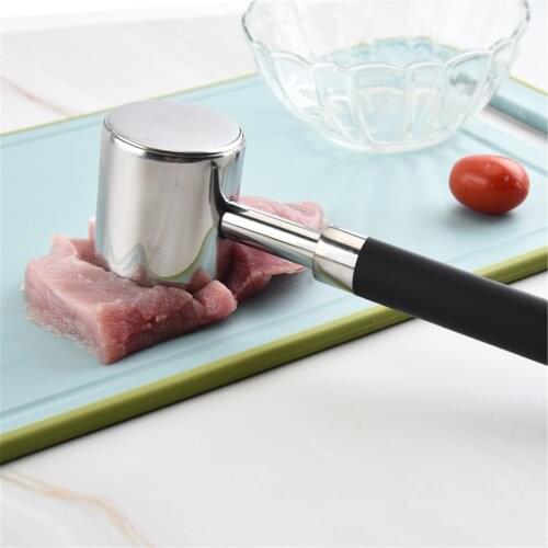1pcs Kitchen Gadgets Multifunction Meat Hammer Two Sides Loose Tenderizers Portable Steak Pork kitchen Tools Dropshipping G2