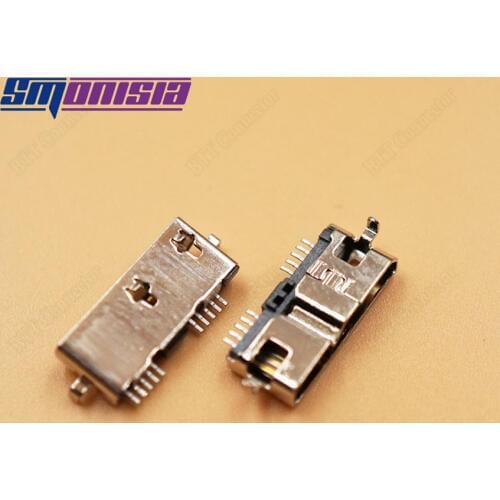 Smonisia 10pcs New Micro 3.0 USB Port Connector Socket for netbook/MP5 /mobile MICRO USB 3.0 for ONDA V989