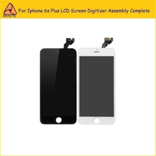 2PCS/LOT New Screen LCD For iPhone 6S Plus 6SP Full Set Complete Screen LCD Digitizer Assembly+Front Camera+Home Button Flex