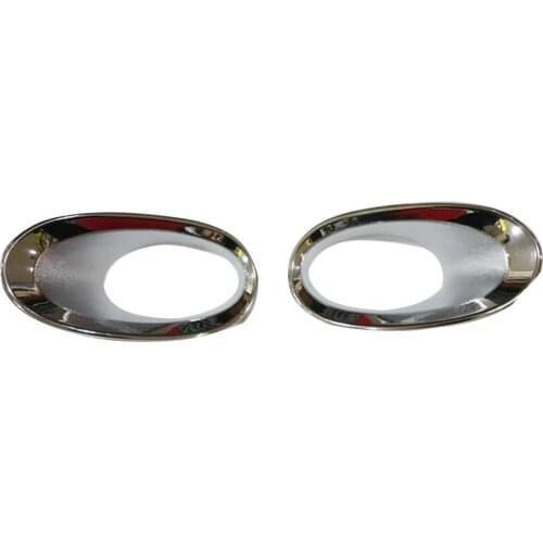 4pcs Band New ABS Chrome Front & Rear Fog Light Lamp Cover Trim For honda CRV 2010 2011