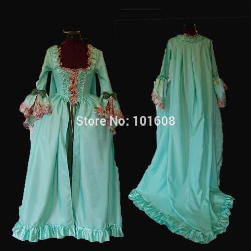 Tailored!Royal Eras Court Rococo Colonial Duchess Princess Civil war 18th Rococo Marie Antoinette DRESS Victorian dresses HL-403