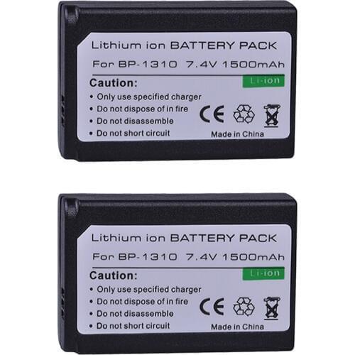 Batmax 2pc BP-1310 BP 1310 BP1310 Battery for Samsung NX5 NX10 NX100 NX11 NX20 Cameras