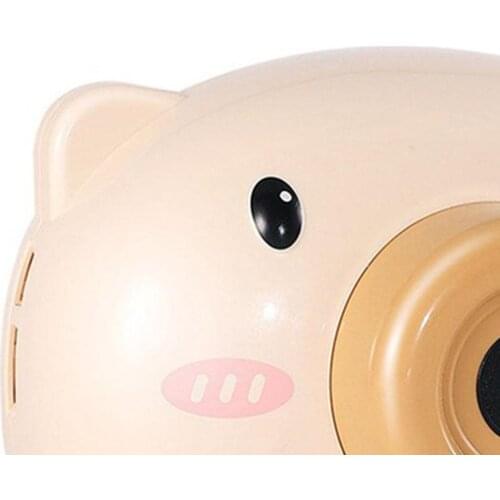 2020 Cute Cartoon Pig Camera Kids Baby Bubble Machine Outdoor Automatic Bubble Maker Gift For Girlfriend Bath Toy For Children