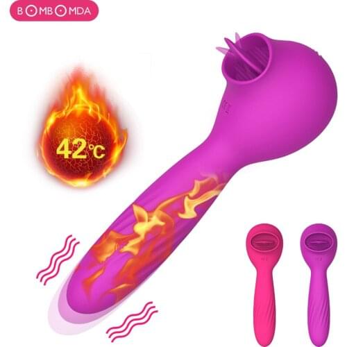 Pulse Vibration Licking G Spot Vibrator Sex Toys for Woman Adults Clit Nipple Clitoris Stimulator Dildo Vaginal massage Masturba