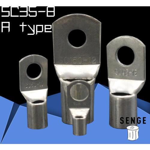1piece SC(JGK)35-8 tinned copper cable lugs crimp type Electric power fittings equipment contact A type National Standard
