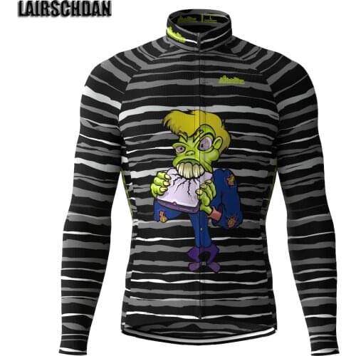 LairschDan 2021 New Men Autumn Long Sleeve Bicycle Cycling Jersey Tops MTB Bike Shirt Outdoor Sports Ciclismo Long Full Zipper