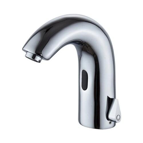 Brass Material Chrome Finishing Color Deck Mounted DC and AC of 2 Models Power Luxury Automatic Smart Sense Tap