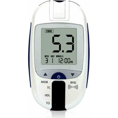 Lipid Meter Cholesterol Triglycerides Glucose Test HDL LDL CHOL Testing Profile
