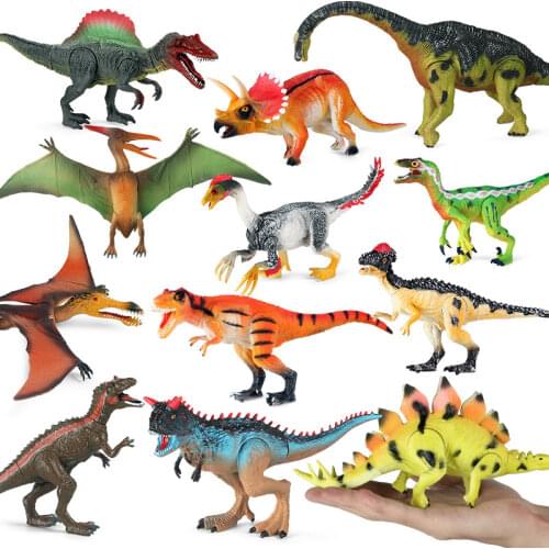 11 styles Dinosaur Model toys Jurassic Tyrannosaurus Indominus Rex Triceratops Discoloration by heat christmas birthday gift