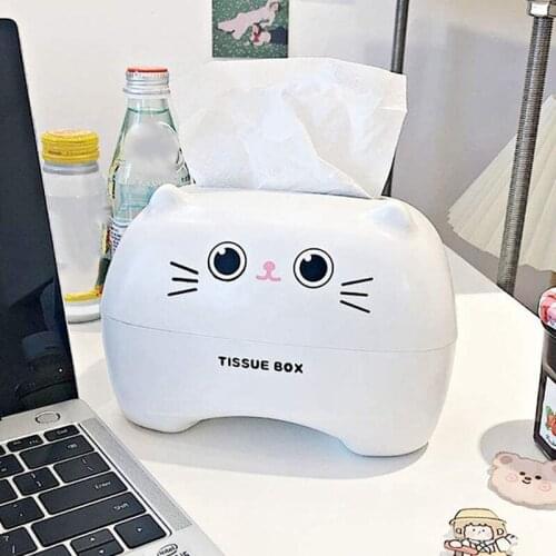 Cartoon Tissue Container for Home Office Decoration Facial Tissue Box Tissue Dispenser Paper Towel Box