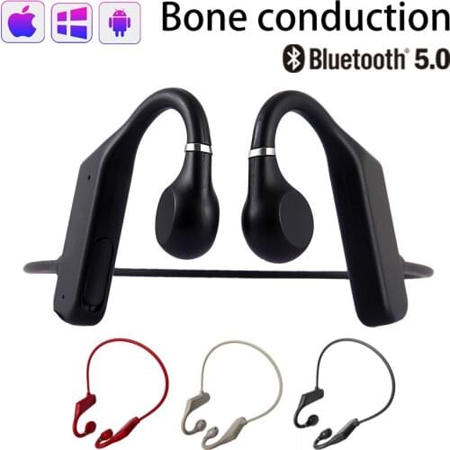 2021 New Blue-Tooth Headphone Wireless Bone Conduction Headset AI Control MP3 With 8G Memory For Android Sony Xiaomi Huawei
