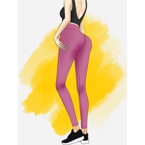 2021 New Womens Yoga Pants Tights Compression Pants Leggings Sport Women Fitness Tights Workout Leggings High Waist Push Up