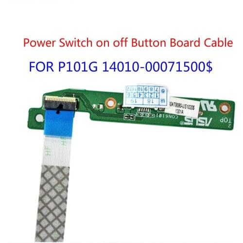 FOR P101G 14010-00071500$ New Power Switch on off Button Board Cable