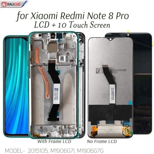 Raugee Screens For Xiaomi Redmi Note 8 Pro