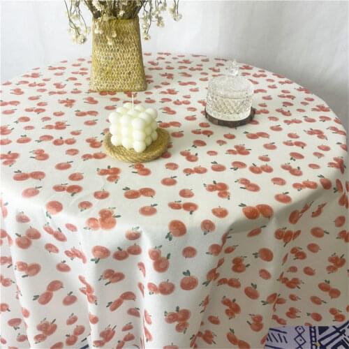 Table Cloth Fabric Ins Girl Heart Desk Cloth Student Table Cloth Picnic Cloth Nordic Coffee Table Table Cloth Rectangle