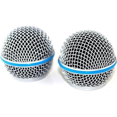 Bolymic Mic Grill for Shure sm58 Replacement Grill With Windscreen Cover Foam 2 Pack