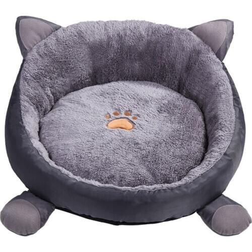 Dog Cat Bed Sofa Mat Round Carpet Rug Pet Kennel Nest Soft Material Winter Warm Sleeping House Puppy Cushion
