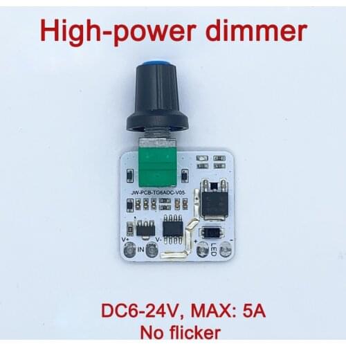 LED Constant Voltage Dimmer Module Light Strip With Switch Board Brightness Adjustment Advertising Word Light Box No Flicker 12V