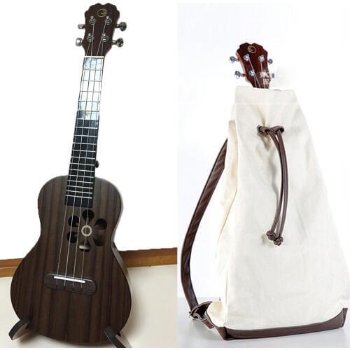 23 Inch Smart Ukulele 4 Strings Acoustic Guitar POPULELE S1 Wlireless Uku With App Connecting IOS Phone Android Hand Phone