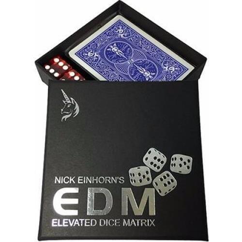 Elevated Dice Matrix (Edm/Blue Or Red Random Shipping),Close Up Magic Tricks,Illusion,Magic Props,Card Magie,Magia Toys