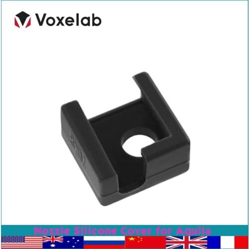 Voxelab Nozzle Cover Heat Preservation for Aquila 3d Printer Parts Silicone Sleeve 5pcs