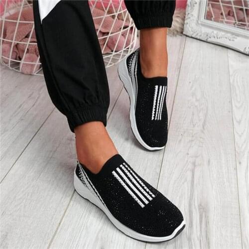 Ladies crystal sneakers 2020 women casual vulcanized shoes ladies comfortable sneakers fashion women shoes