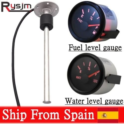 0-190ohm 150/200/250/250/300mm Fuel Level Sensor water level meter sensors universal for 52mm fuel gauge water tank gauges