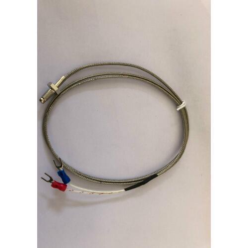 1 meter 2 meter cable screw type K thermocouple size M6*1 ,measuring 0-600 deg C temperature sensor