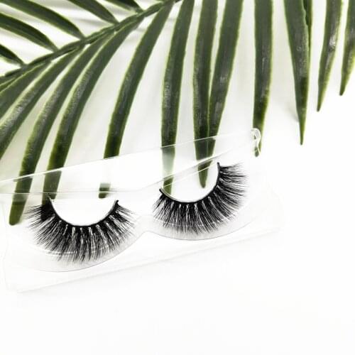 100% Real Mink Eyelashes 3D Natural False Eyelashes Popular Lashes Factory Wholesale Private Label