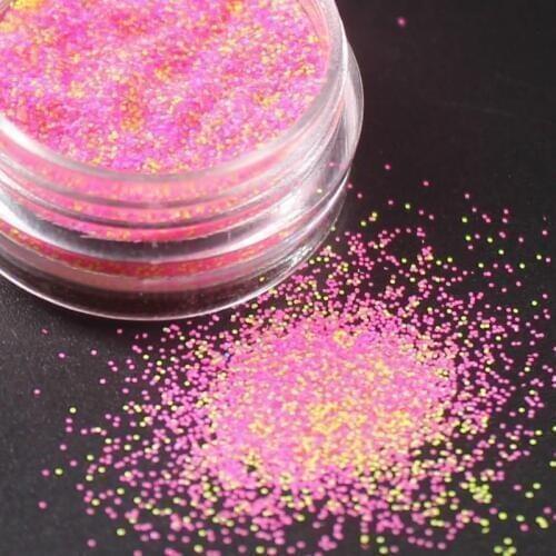 2018 NEW 12 Colors Glitter Powder Metallic Color Nail Gel Polishing Chrome Pigment Decorations Manicure
