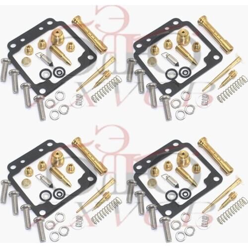 4set for XJ650 Maxim 1980-1983 XJ 650 XJ650R 650R 650L Motorcycle Carburetor Repair Kit Needle Valve
