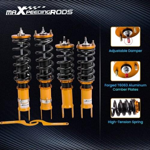 4pcs Adjustable Damper Coilovers Suspension For Honda S2000 Roadster AP1 AP2 2000-2009 Shock Absorbers Coilover Spring Strut