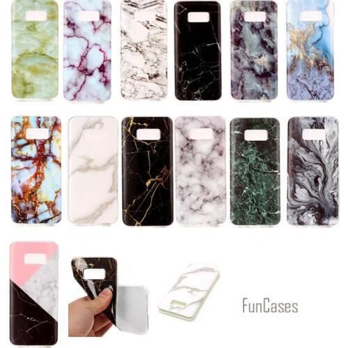 Phone Cases For Samsung Galaxy S8 plus Case Marble Stone image Painted Cover Mobile Phone Bags & Case For Samsung S8 plus