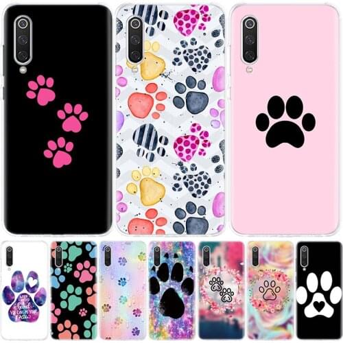 Dogs are girls best friends Dog paw Phone Case for Xiaomi Note 10 Mi 11 9 8 CC9 5X 6X A1 A2 A3 9T 10T Lite Pro Poco F1 X3 NFC F3