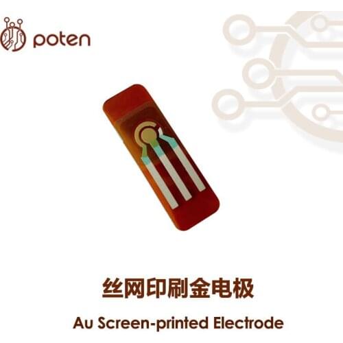 Screen Printed Gold Electrode Au-SPEC Flexible Electrode Wearable Electrochemical Device Electrochemical Sensor