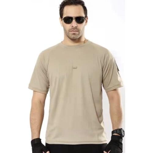 Mens Short Sleeve Quick Dry T-Shirt Camo Soft Combat Tactical T-Shirt Camouflage Outdoor Hunting Shirts Military Army T Shirt